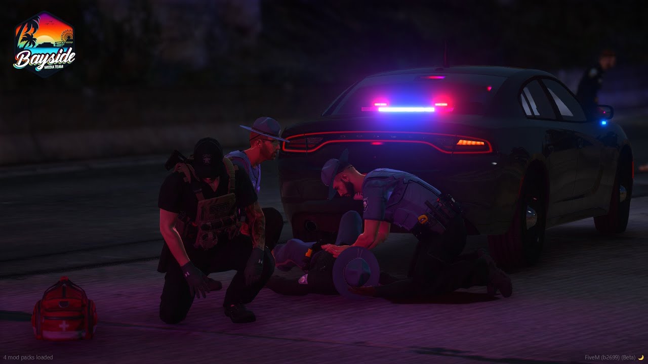 FiveM - Bayside Roleplay | Episode 17 - Officer Shot