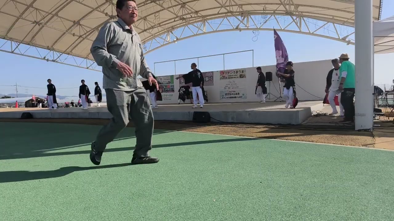 茨城県筑西市第10回筑西よさこい　笑蓮Hasuda　1回目〜　越谷よさこい桜美輪　1回目