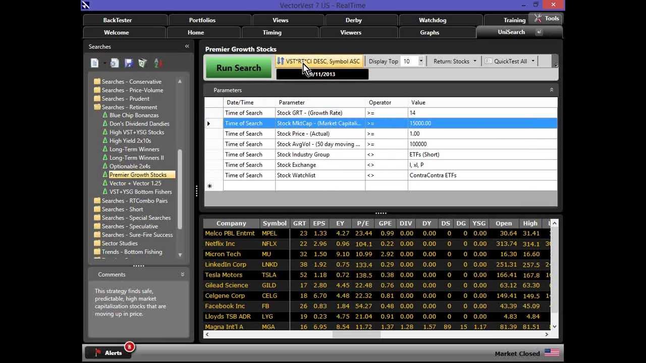 Using UniSearch to Find Great Stocks - Part 1