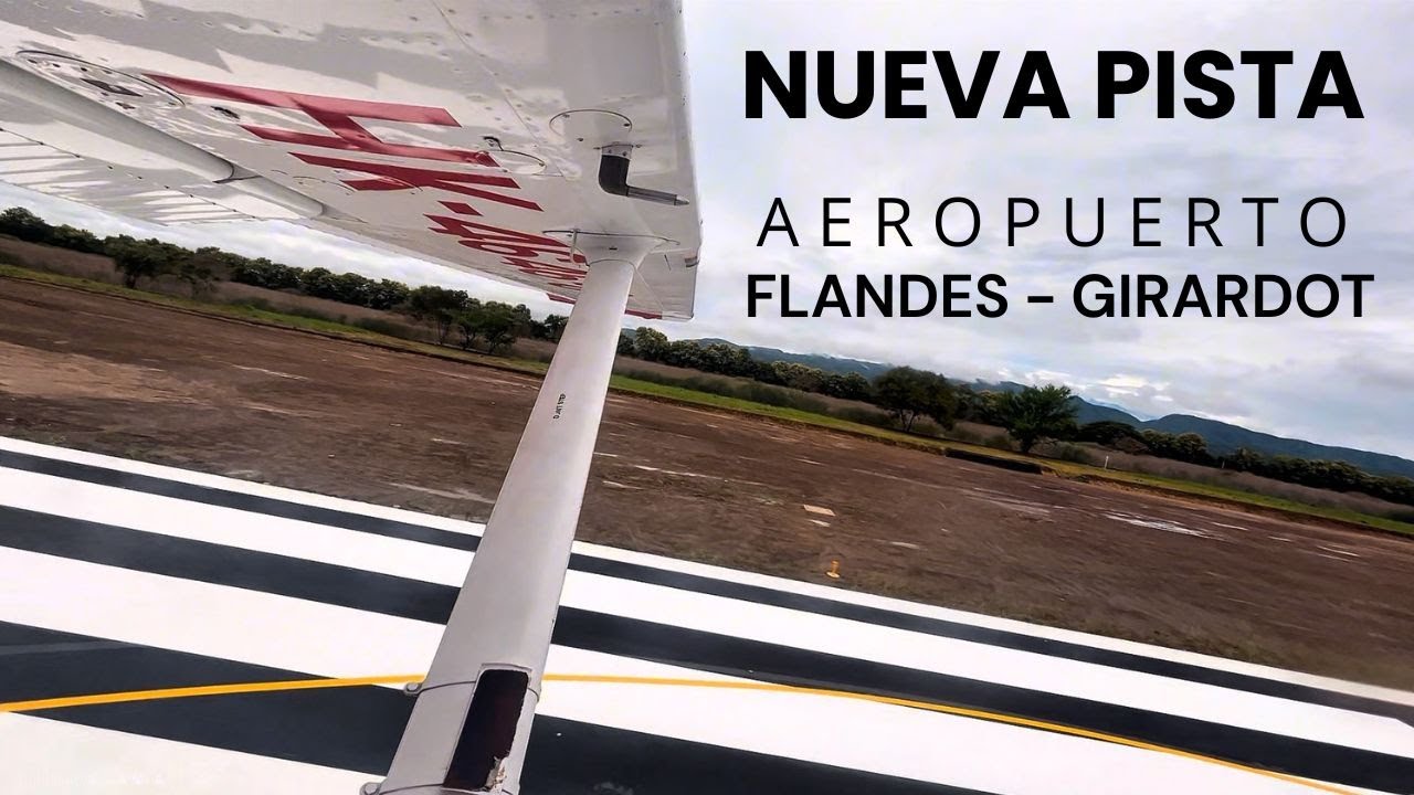 ASI QUEDÓ LA NUEVA PISTA DEL AEROPUERTO SANTIAGO VILA | TOQUE Y DESPEGUE CESSNA C172