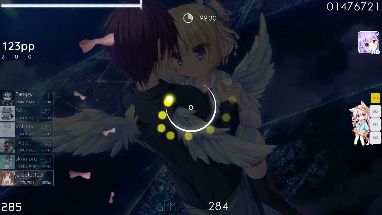 Osu! Cascada - Miracle (Nightcore Mix) [Your Beloved] HD FC