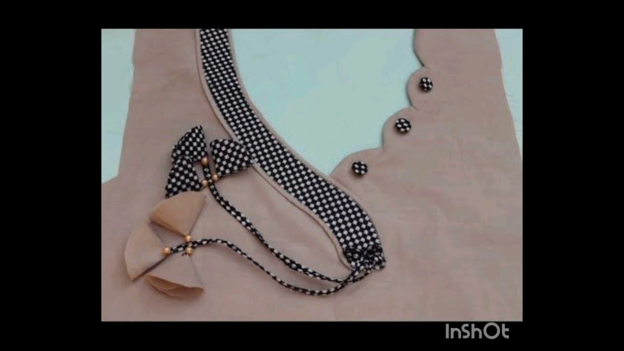 Beautiful neck design lovely special stylish.  ideas for women