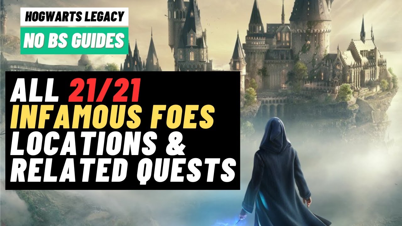 All Infamous Foes Hogwarts Legacy