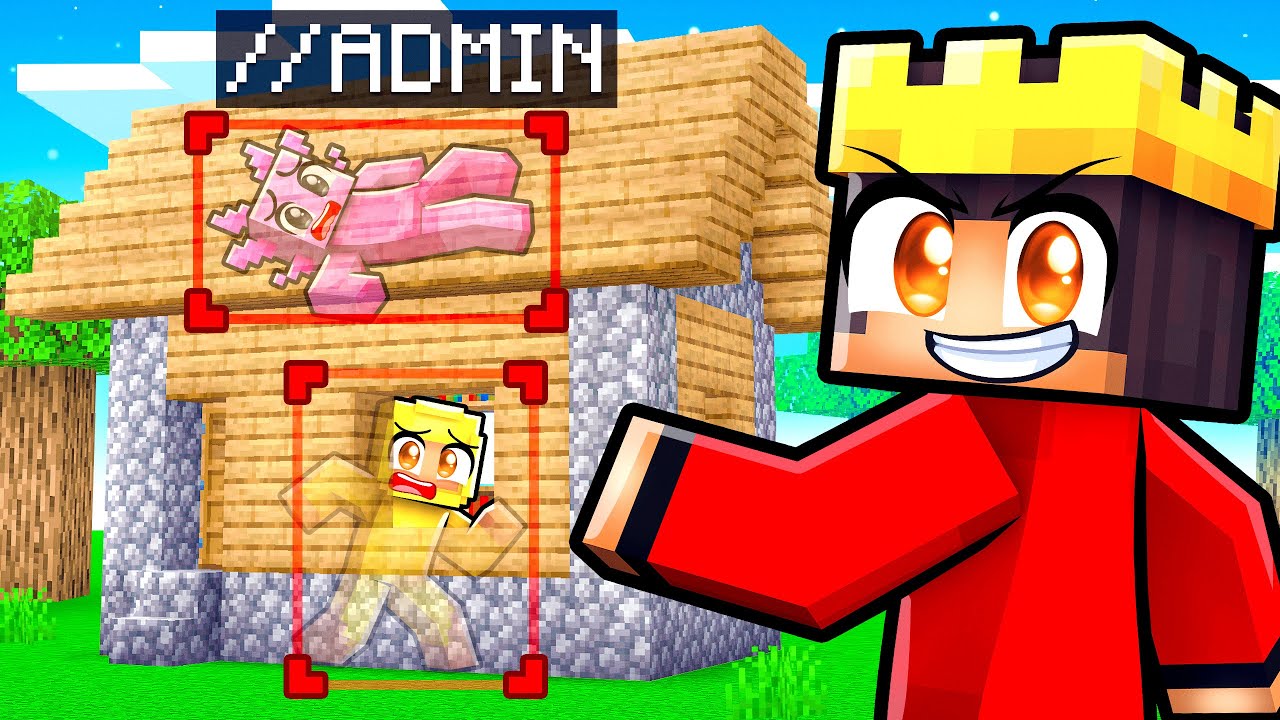 Hide & Seek but I have ADMIN Commands Minecraft