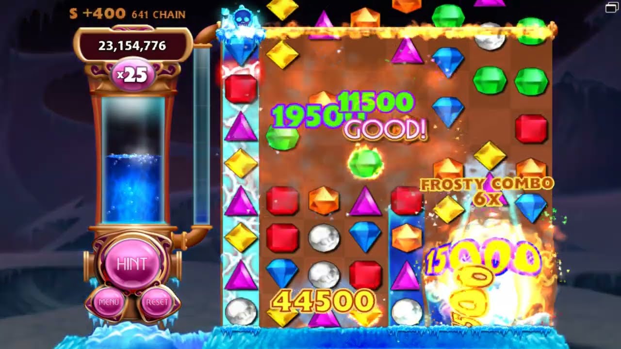 Bejeweled 3 plus ice storm 270M points 94x multipliers (cheats + fixed)