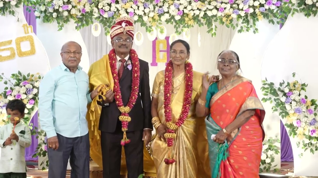 Golden Jubilee Reception: Celebrating Alphonse Peeris & Hermitta Pinto’s 50 Years Love | 18/08/2025