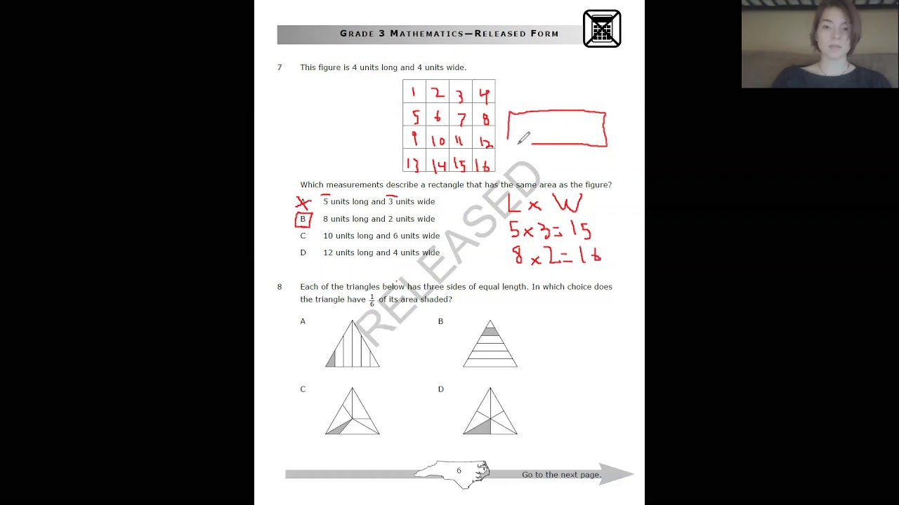 3rd Grade EOG No Calculator