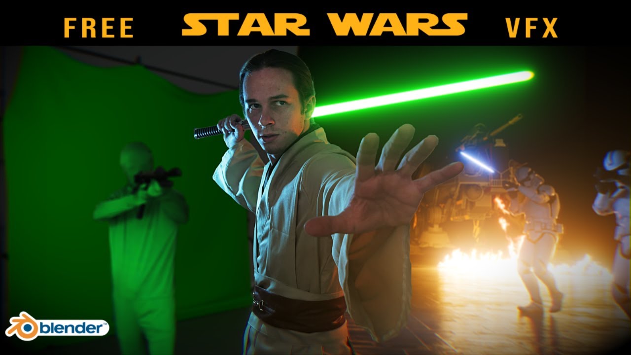 I Put Myself in STAR WARS Using Free VFX (You can too!)