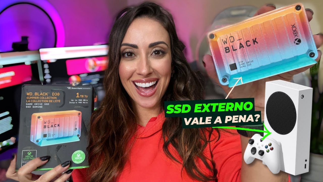 Unboxing e Teste do SSD EXTERNO WD BLACK XBOX SERIES S, X, ONE | Expansão de Memória