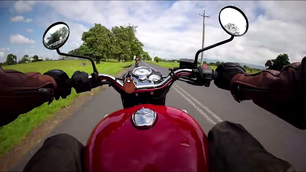 Royal Enfield on the south coast Australia 