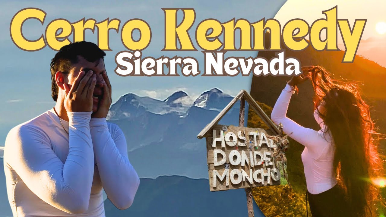 CERRO KENNEDY🏔️Vista a los PICOS NEVADOS de la SIERRA NEVADA de SANTA MARTA🥶CASI 3MIL METROS📵