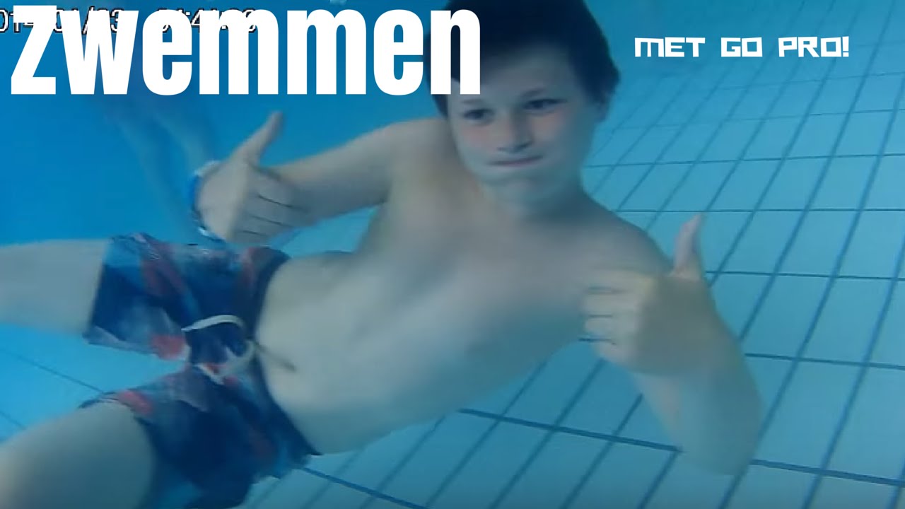 Zwemmen! (met gopro)