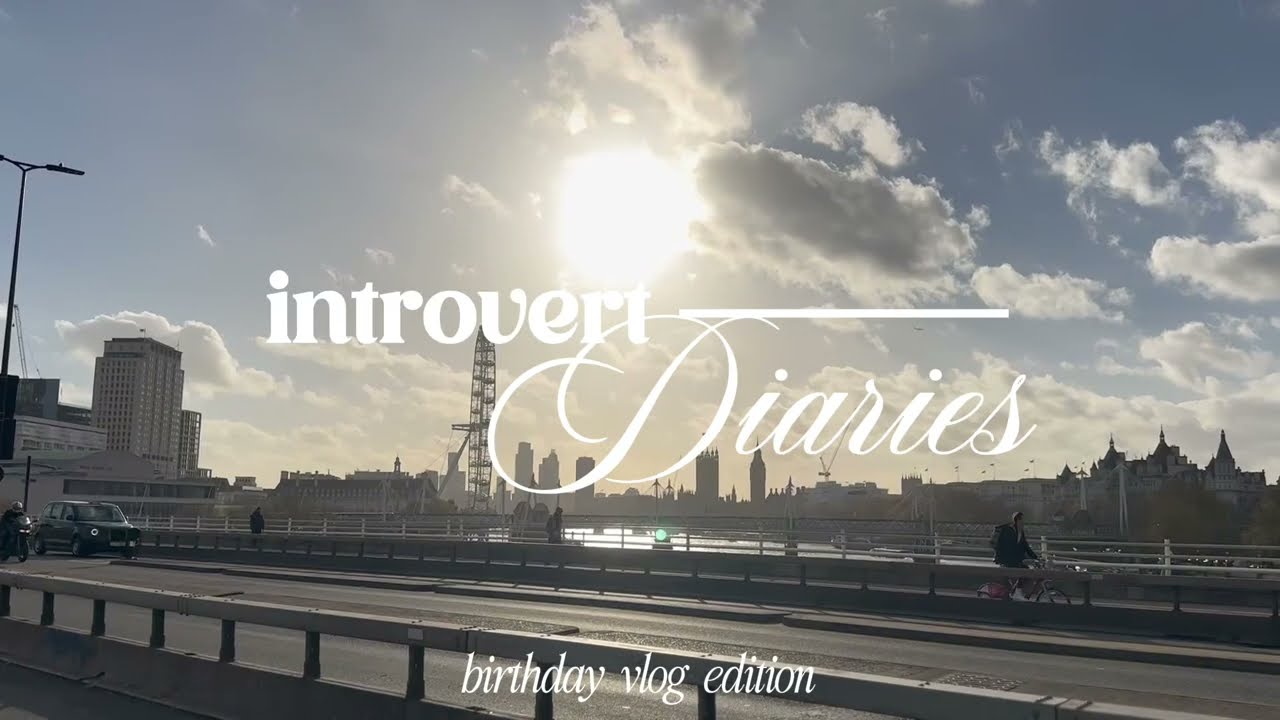introvert diaries 🤍☁️ birthday vlog, studying, cafes, walking around the city