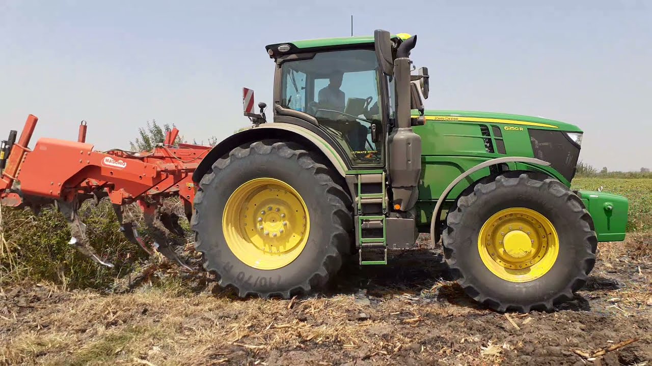 John Dere 6250 R  Kabin içinden Yedili Liper Sürümü