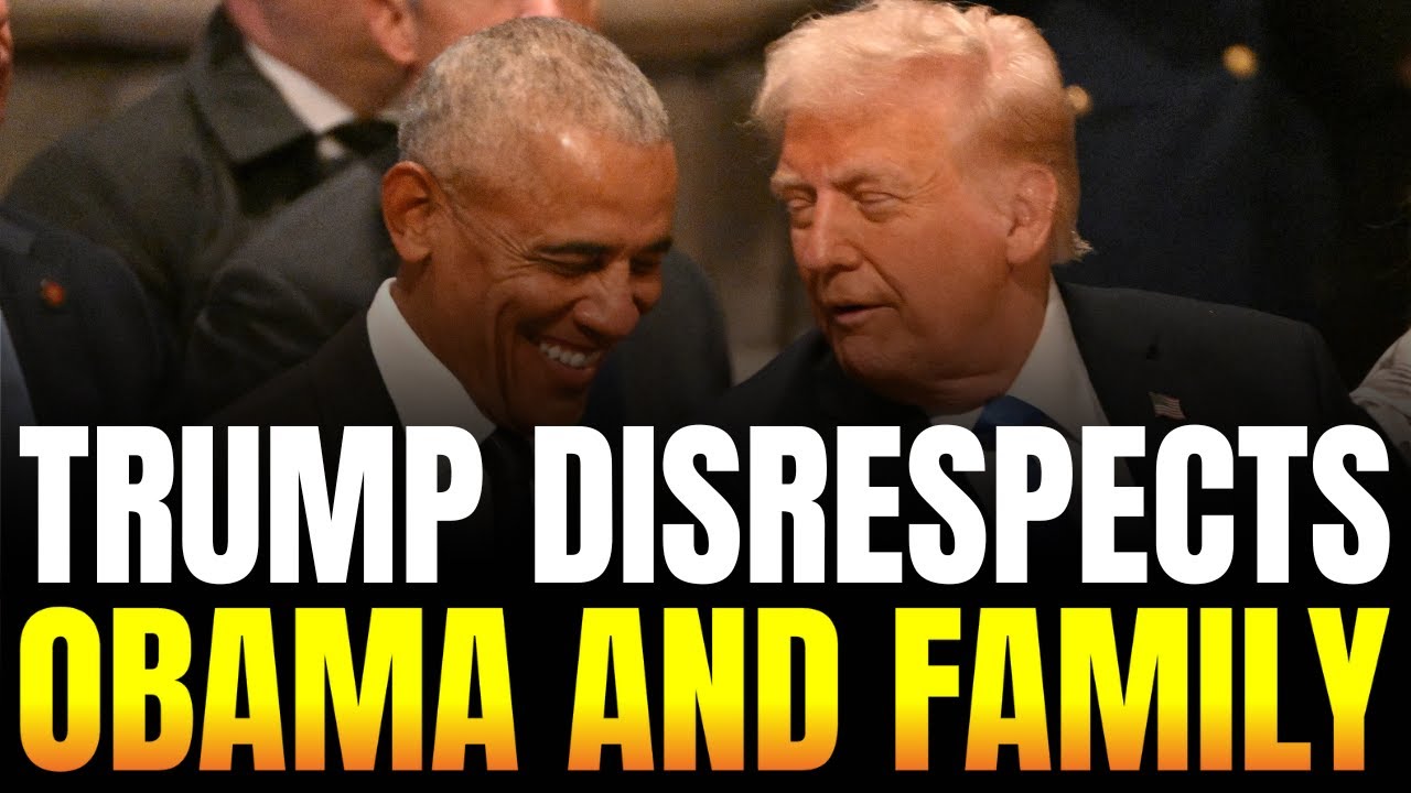 Trump Smiles With Obama But Shows Him And His Family No Respect | Malcolm Jamal Warner