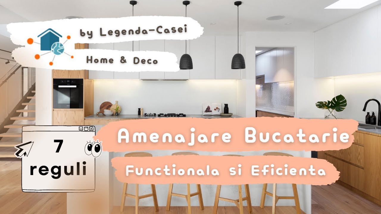 7 reguli amenajare bucătărie funcțională și eficientă | Legenda Casei