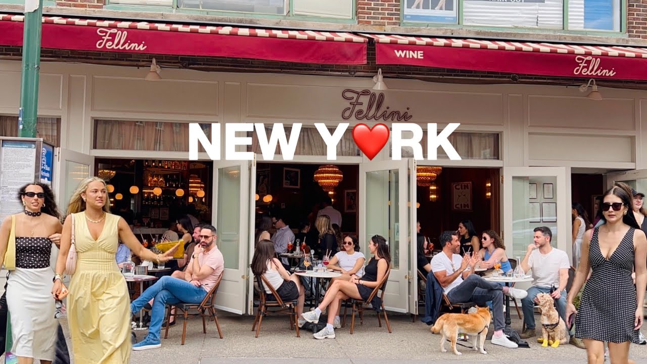 [4K]🇺🇸NYC Walk🗽Hot Saturday in West Village, New York City😎🌷Feels Like Summer in Manhattan, Mar 2025