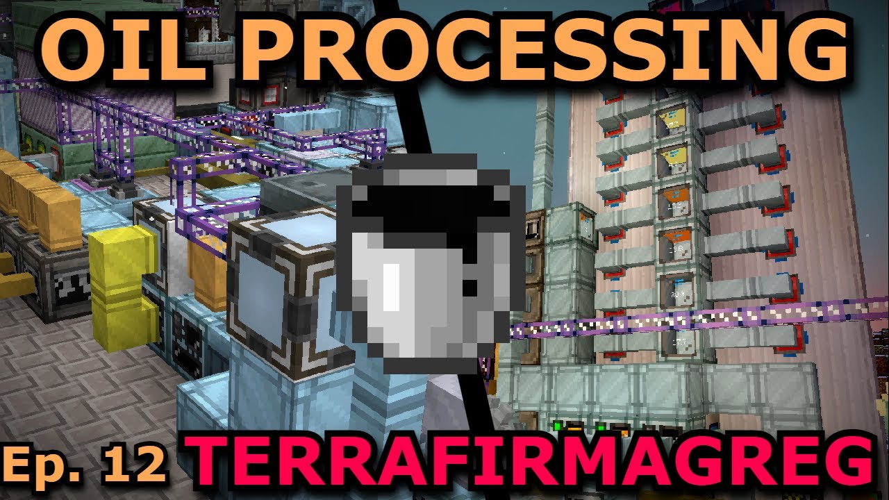 I Built an Oil Refinery in Minecraft's Most Realistic Mod (TFG Part 12)