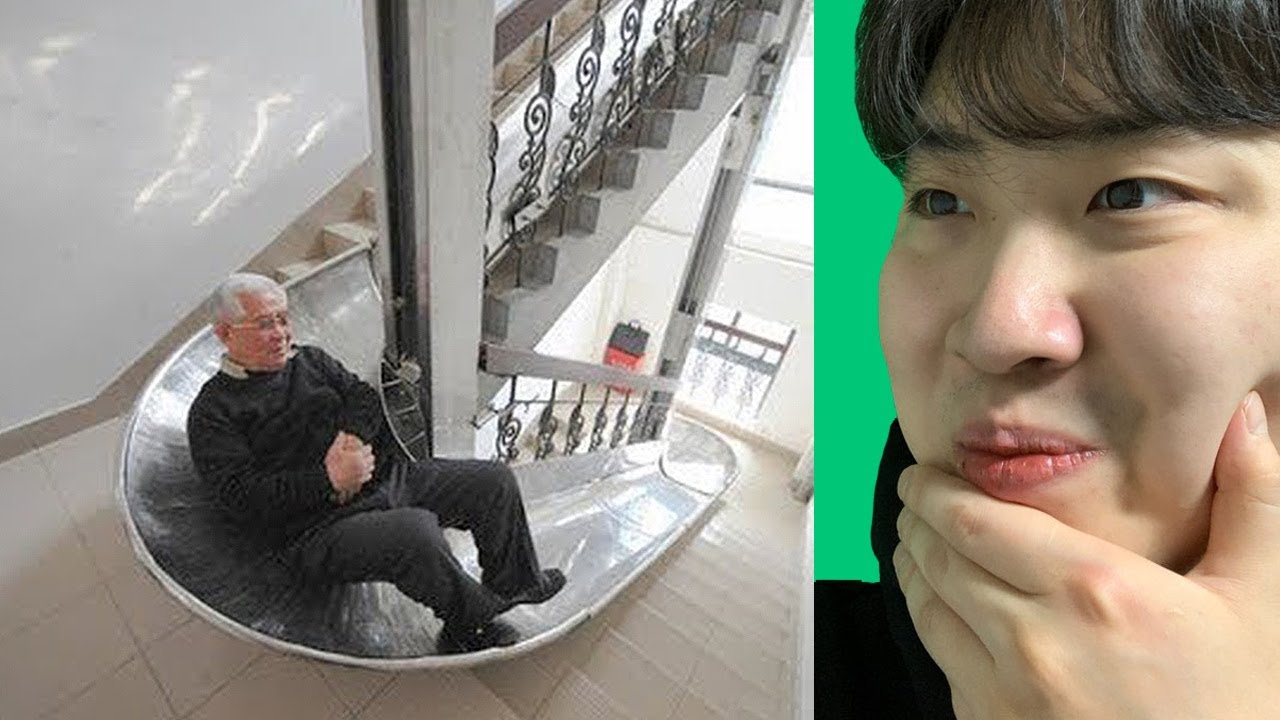 모두가 가지고 싶어하는 특이한 집 구조들! 집 안에 미끄럼틀 실화?..
