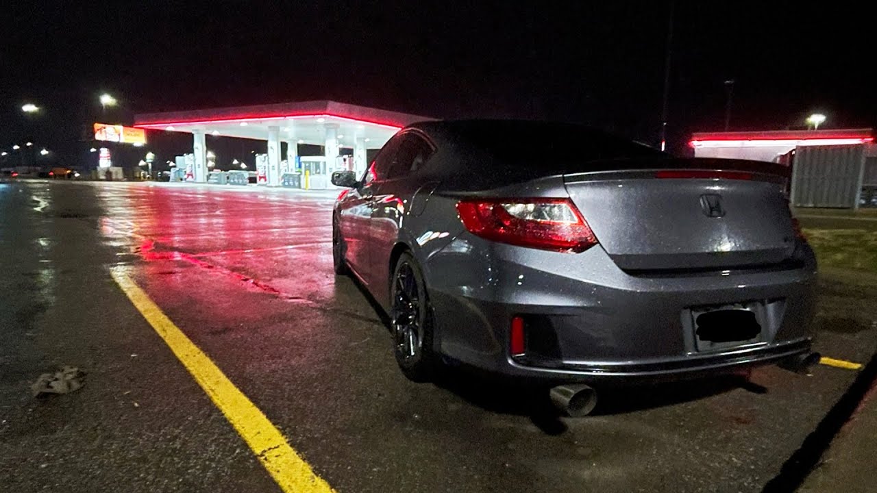 POV NIGHT DRIVE IN A 300WHP HONDA ACCORD COUPE V6