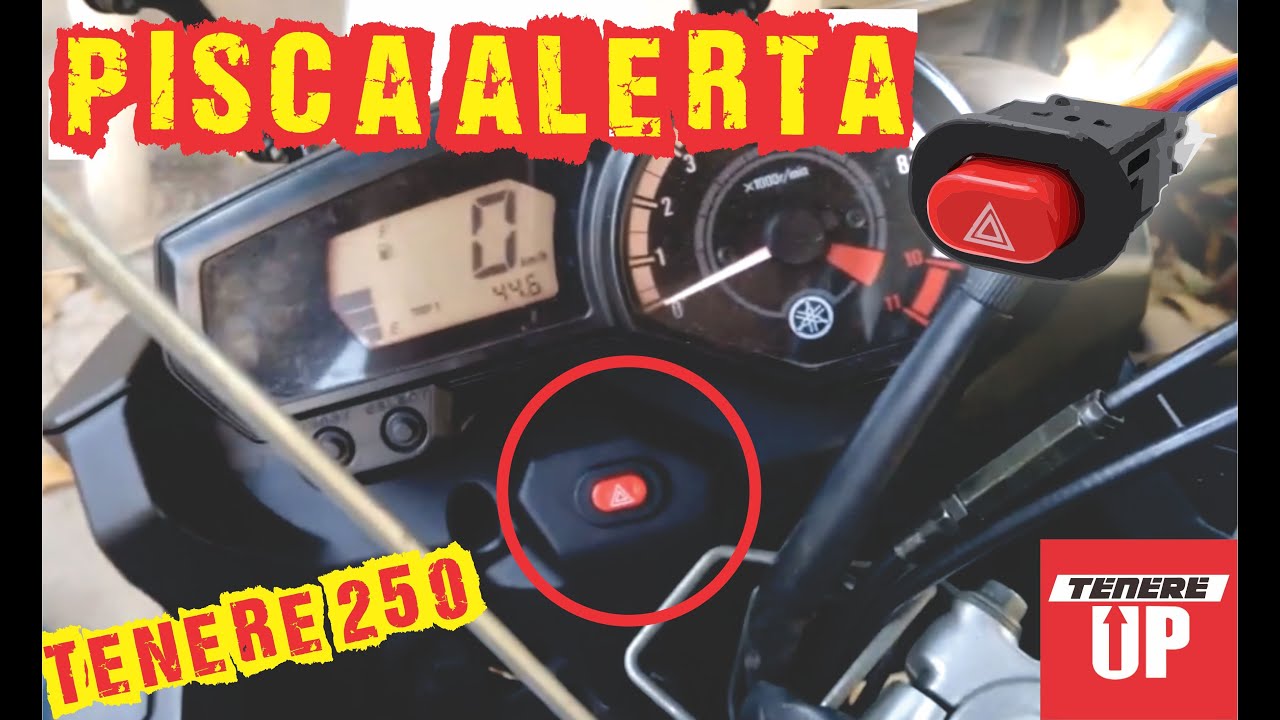 Pisca Alerta Para Tenere 250 -  Fácil e Rápido
