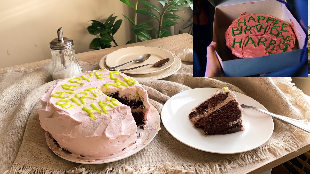 Torta di compleanno di Harry Potter - Senza latte e Senza uova