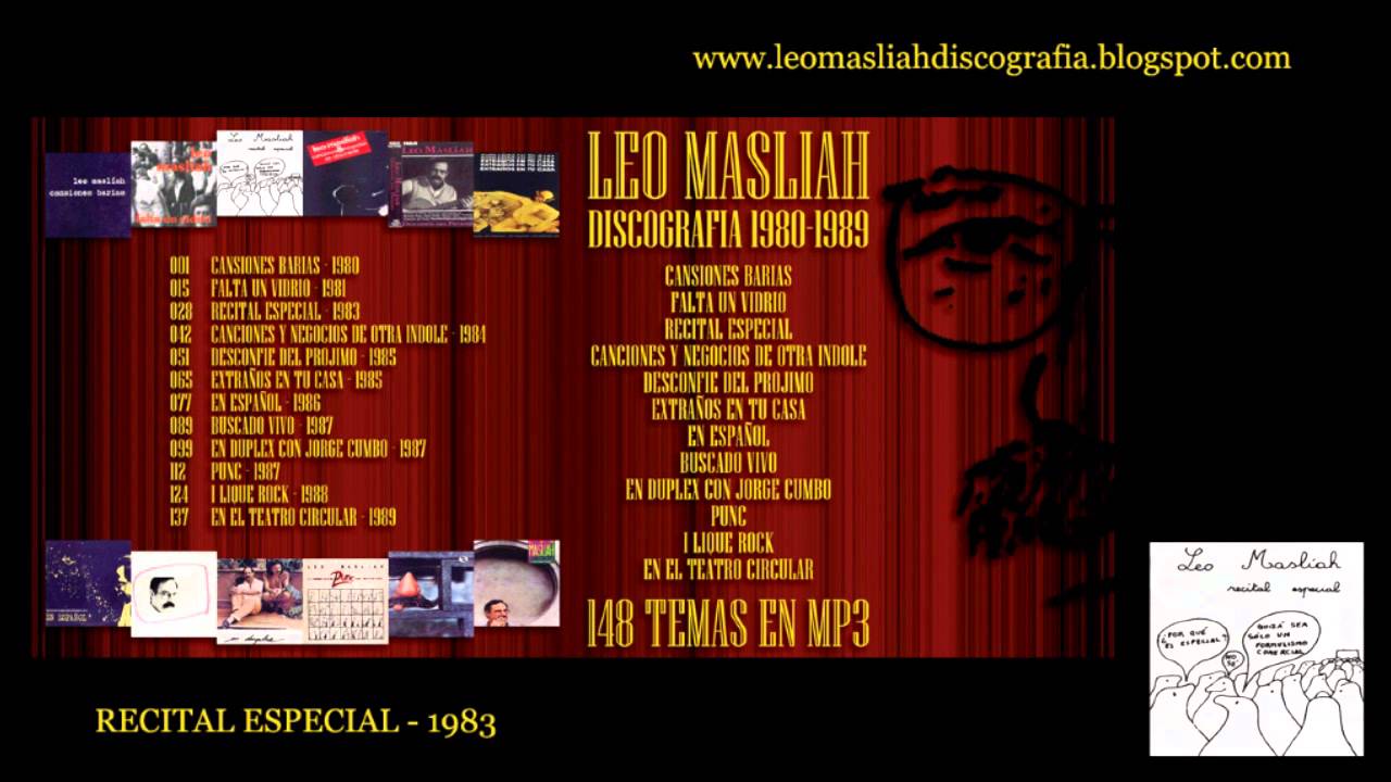 DESPEDIDA DE SOLTERO - Leo Masliah Discografia 035