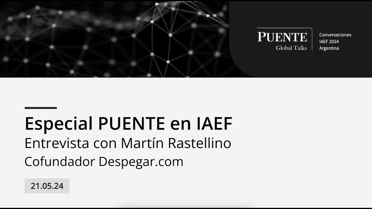 Entrevista a Mart&iacute;n Rastellino en el 41&deg;Congreso anual del IAEF