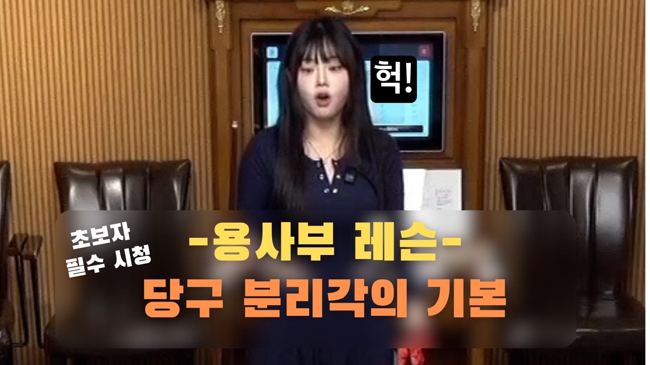 [용사부 레슨]이미지볼을 이용한 내공진로 파악법 with.겜순이녜