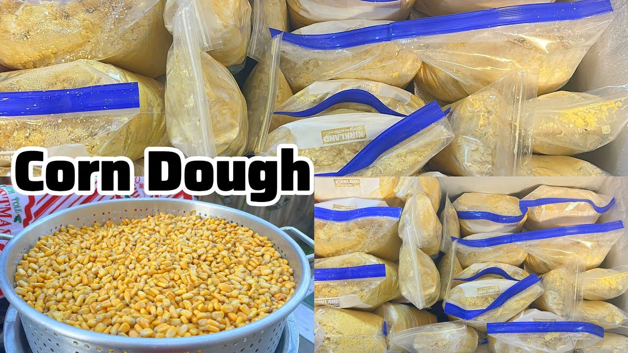 How to make corn dough for banku/how to make ghana corn dough for banku,kenkey 