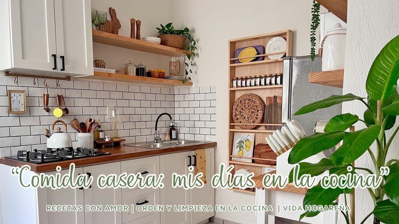 🥗🪴COMIDA CASERA | ORDEN Y LIMPIEZA EN LA COCINA 🍲 VIDA HOGAREÑA + RECETAS CON AMOR ✨