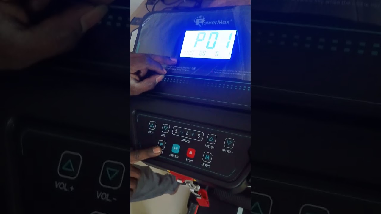 PowerMax Fitness TDM-98 4HP Foldable Treadmill