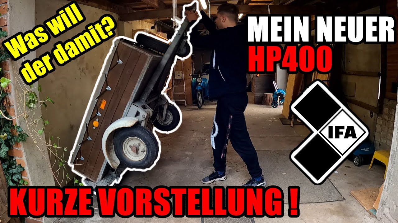 HP400 Anhänger GEKAUFT! Was will der damit? Kurze Vorstellung
