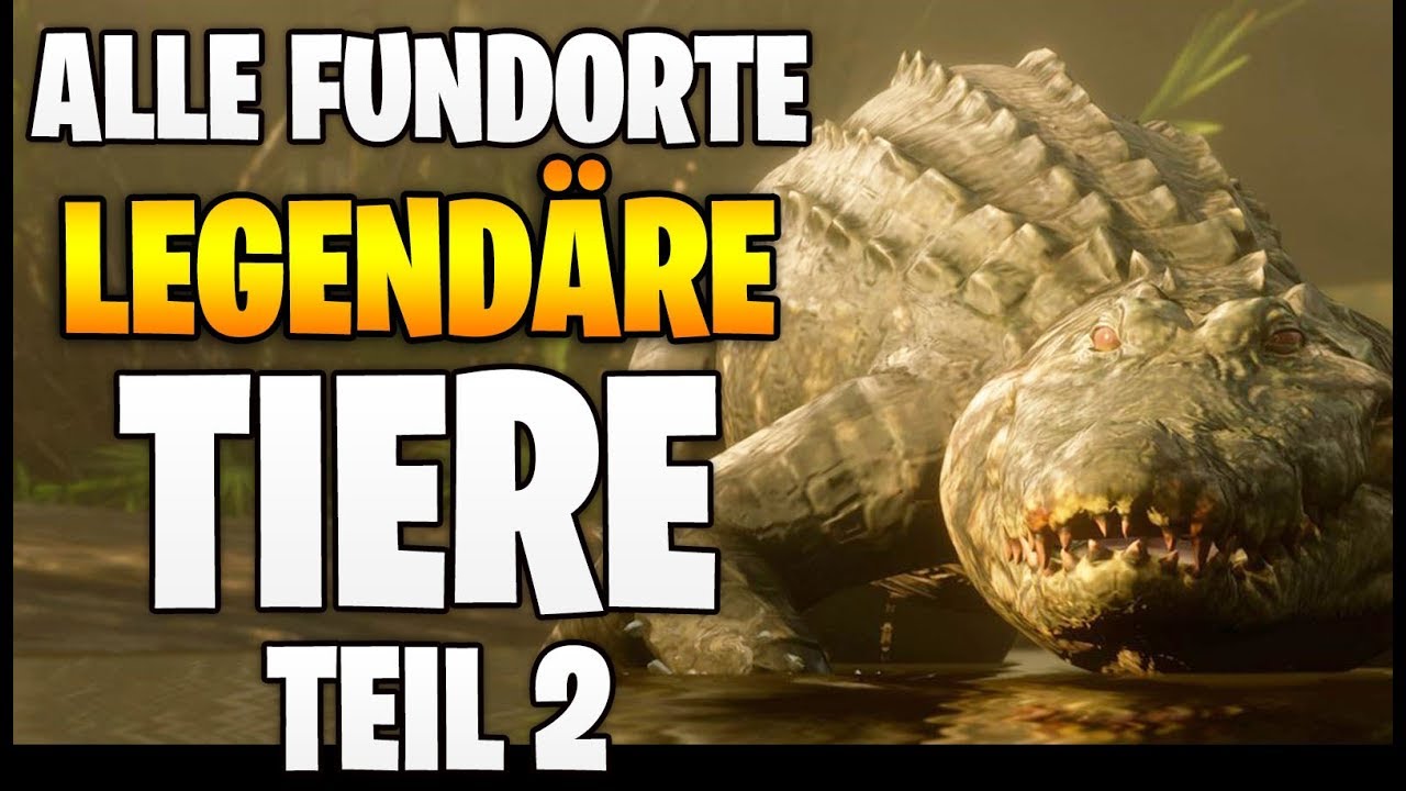 Red Dead Redemption 2: ALLE Legendären Tiere Teil 2 - Fundorte auf der Karte | Tipps zur Jagd