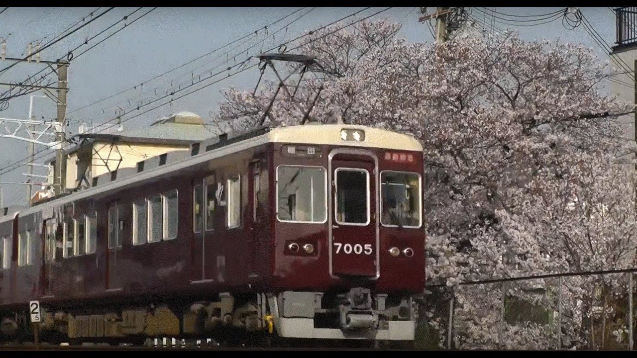 唸るモーター　阪急電車の本気走行！