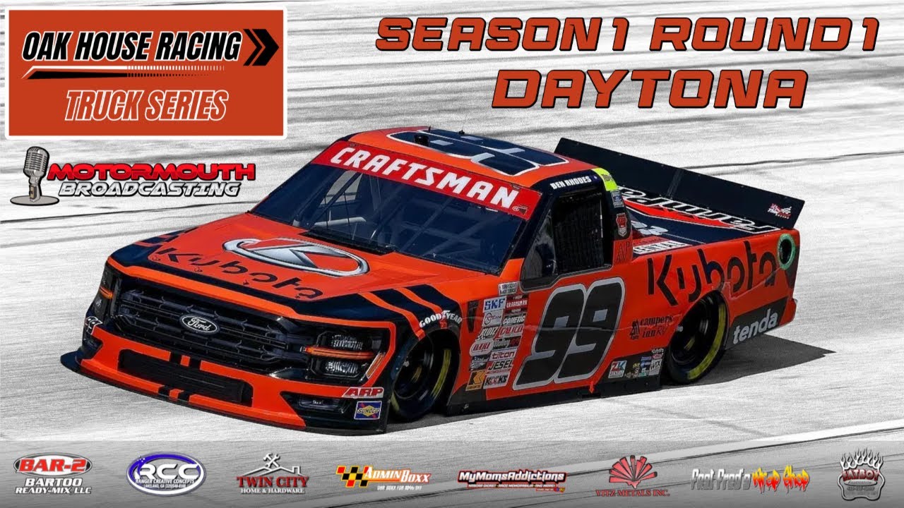 Oak House Racing Truck Series Championship Season 1 Rd 1 Live from Daytona