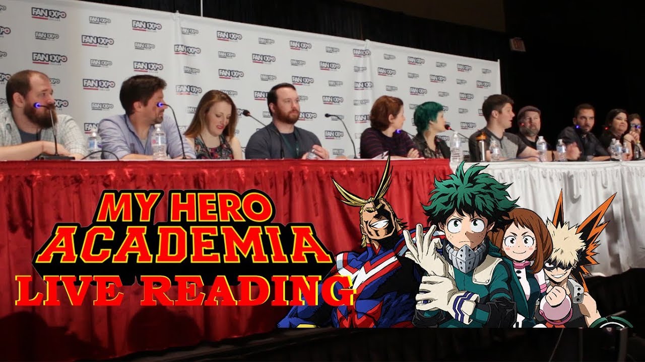 Моя геройская академия — живое чтение и невероятная крутость — FanExpo