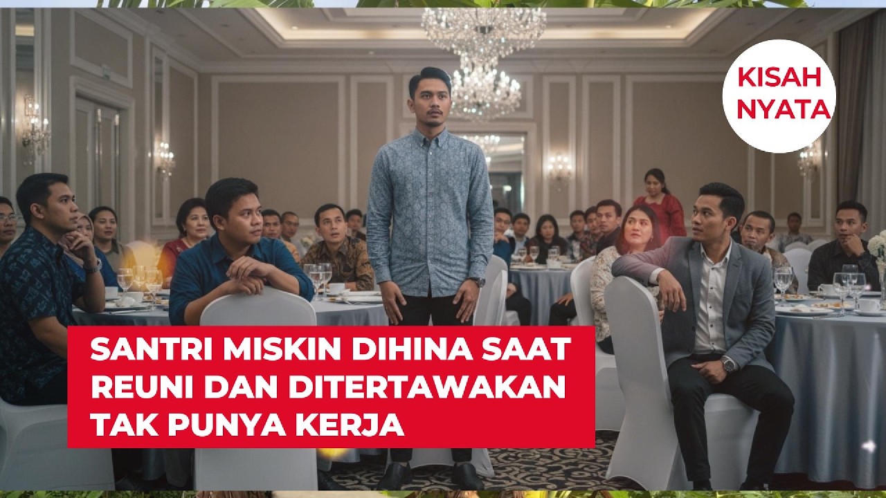 SANTRI MISKIN JADI BAHAN TERTAWAAN DI REUNI KARENA TAK PUNYA PEKERJAAN, SIAPA SANGKA KEJUTANNYA