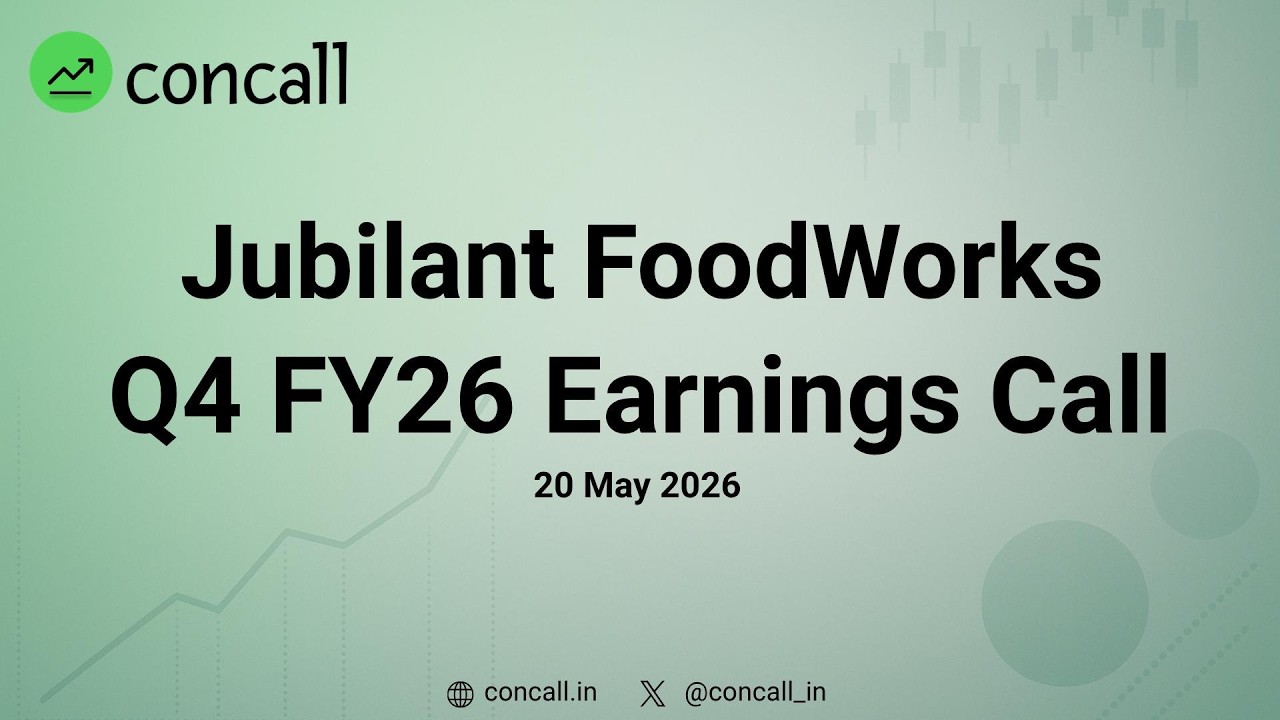 Jubilant FoodWorks Q4 FY26 Earnings Conference Call | Concall.in