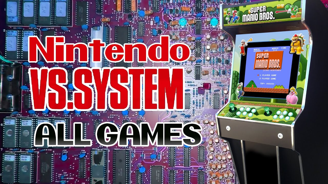 ALL NINTENDO VS. SYSTEM GAMES (40 TITLES) - Castlevania, Super Mario Bros, Ice Climber, Duck Hunt