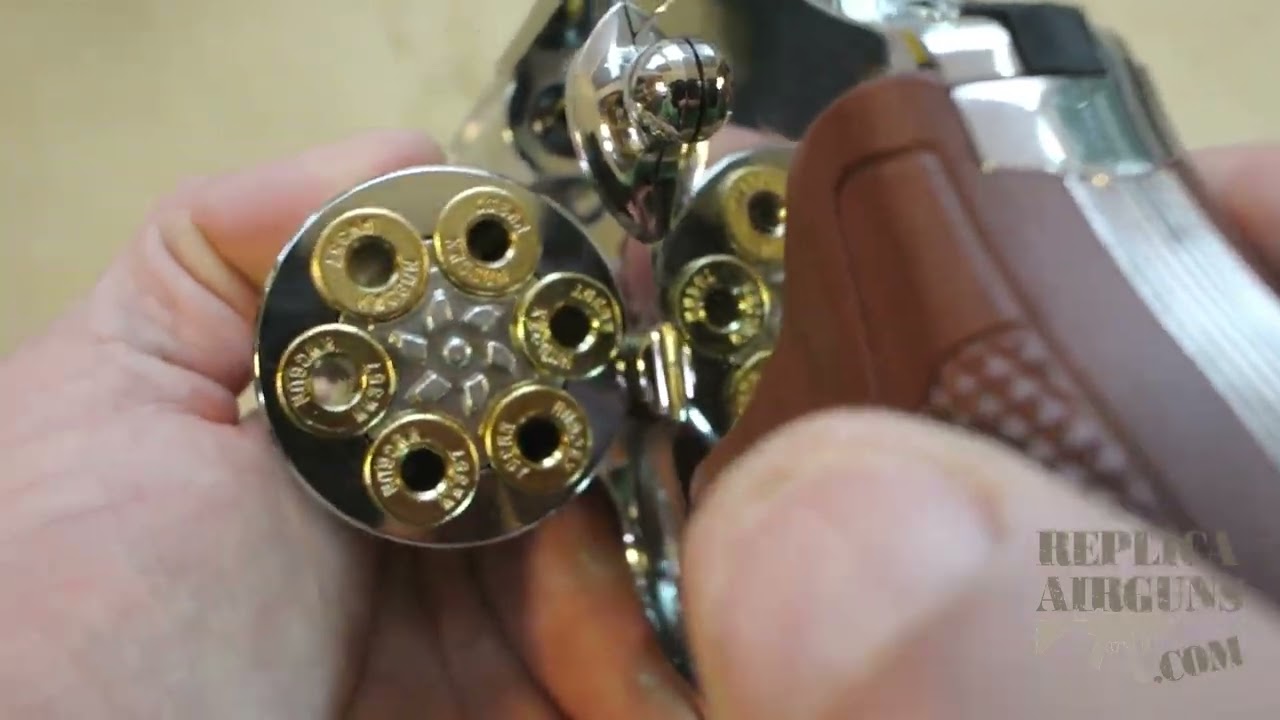 KWC 357 6 Inch Chrome CO2 BB Revolver Table Top Review