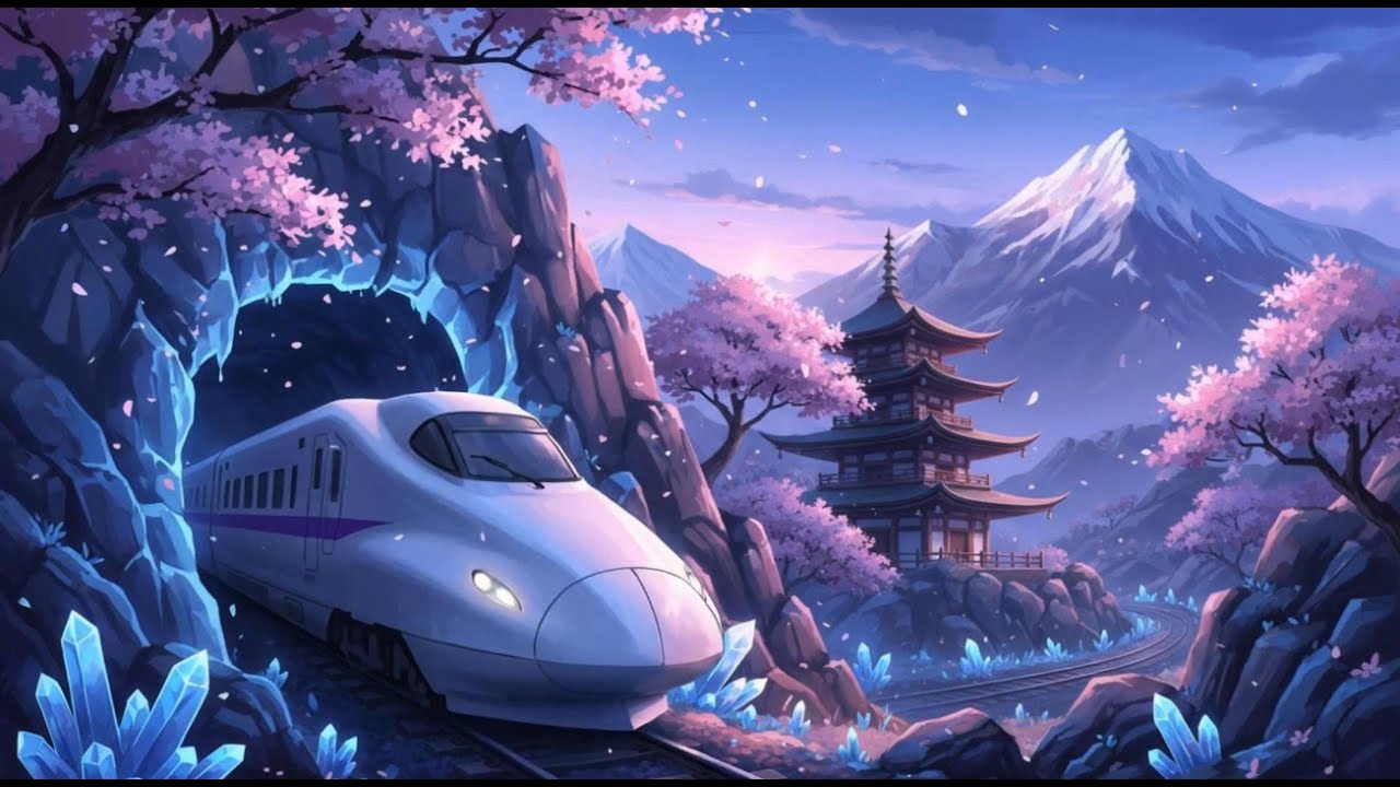 Dance and Sing along on the midnight train adventure through neon city landscapes - Star Beat Kids