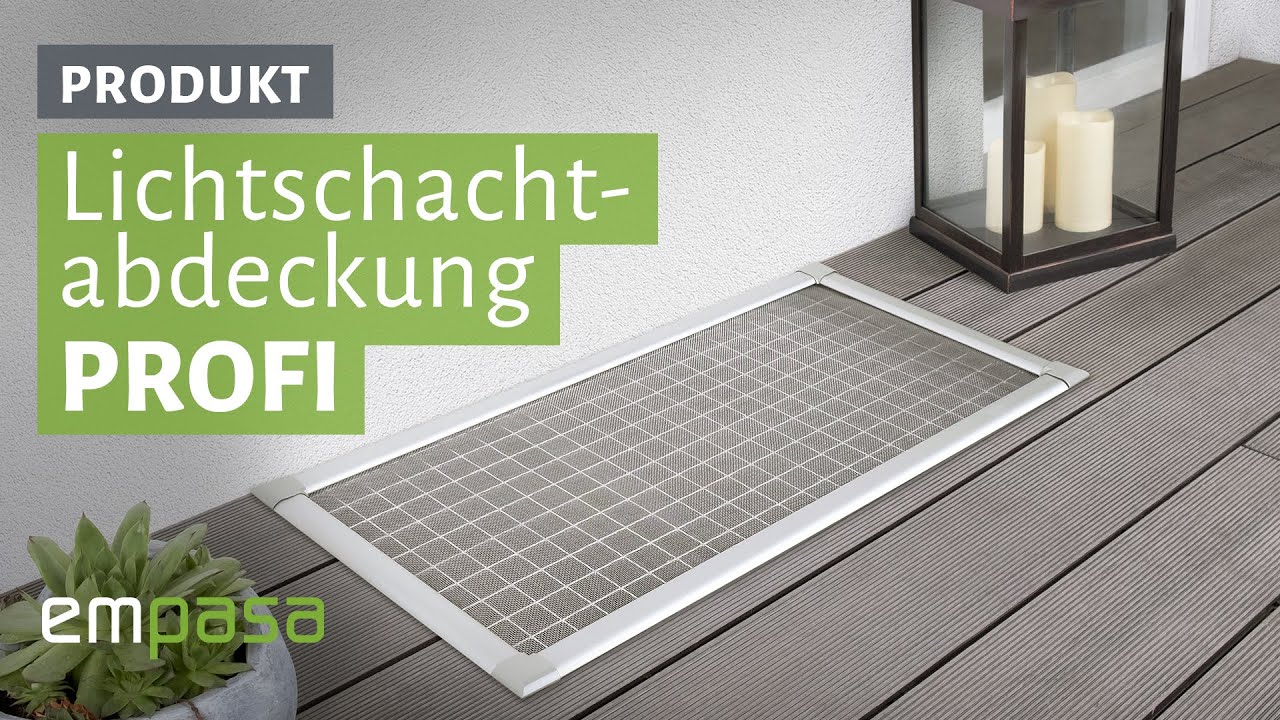 Lichtschachtabdeckung PROFI &ndash; idealer Schutz vor Schmutz und Ungeziefer | insektenstop.net