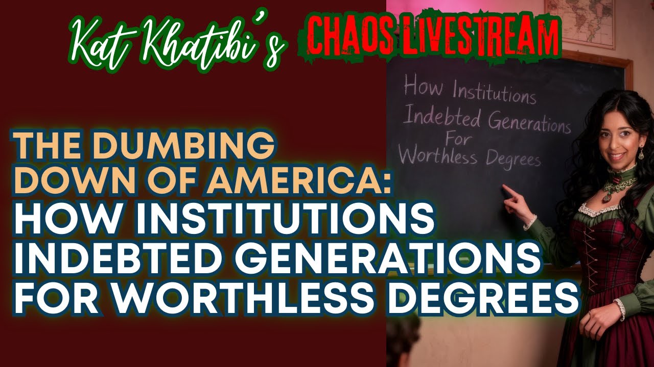 The Dumbing Down of America:  How Institutions Indebted Generations For Worthless Degrees