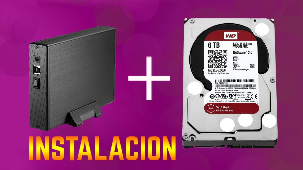 Instalacion de disco duro en caja externa