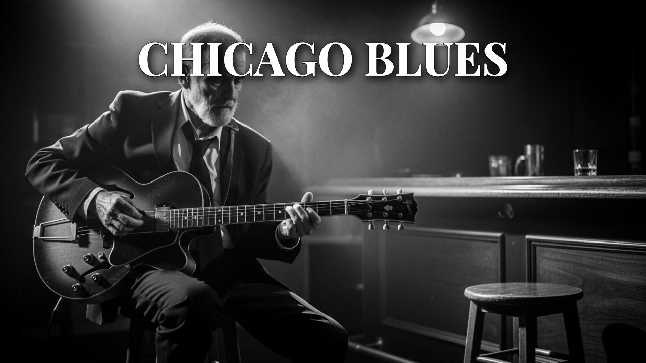 Midnight Jazz & Chicago Blues – Rain Ambience for Sleep & Study