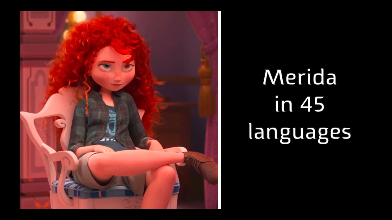 Merida's madness (One-Line Multilanguage) | RALPH BREAKS THE INTERNET