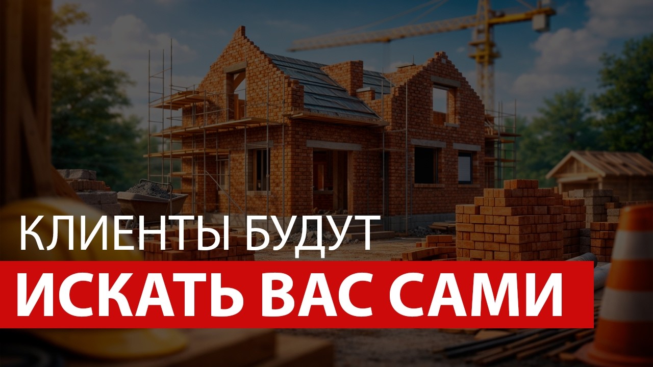 ЛУЧШИЙ СПОСОБ найти клиентов на строительство домов в 2026 году!