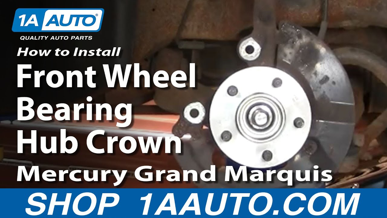 How to Replace Wheel Bearing & Hub Assembly 97-02 Mercury Grand Marquis