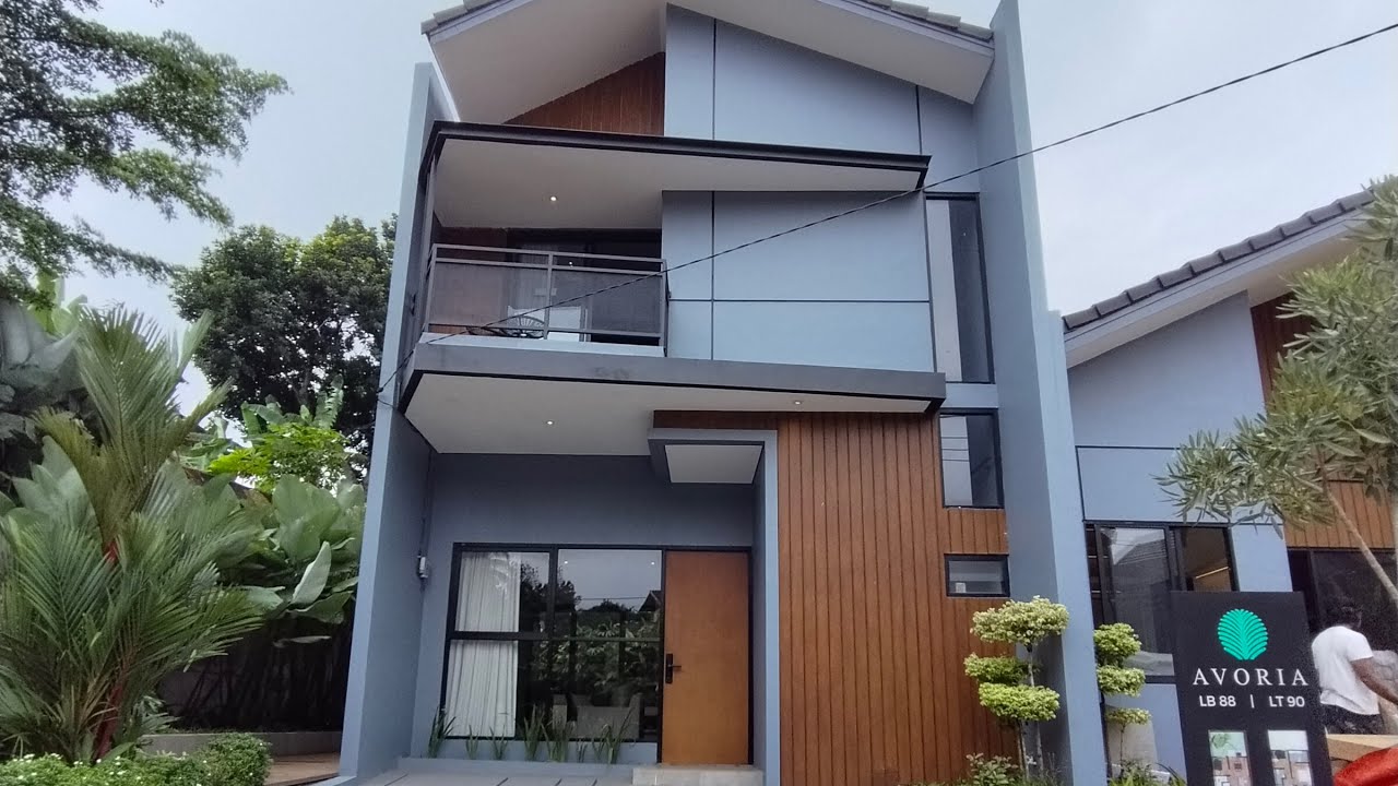 Live! Review Rumah Modern 2 Lt, Lb.88/ Lt.90m², 3 KT, 3 KM, Harga 900JT-an, di Kemang Bogor
